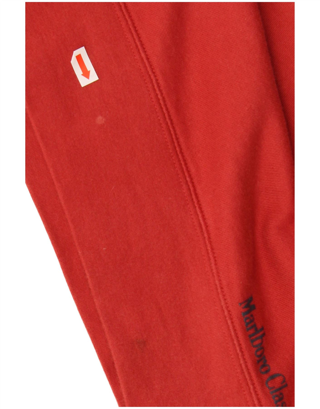 MARLBORO CLASSICS Sudadera con cuello y cremallera para hombre Jumper XL Algodón rojo