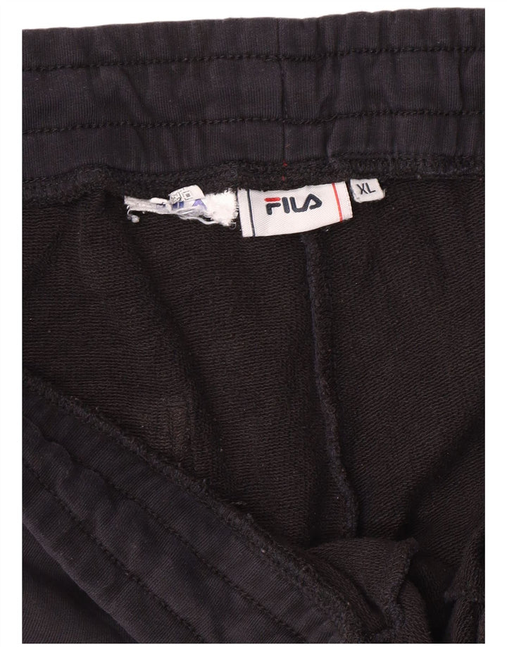 FILA Pantalones de chándal para hombre Joggers XL Negro