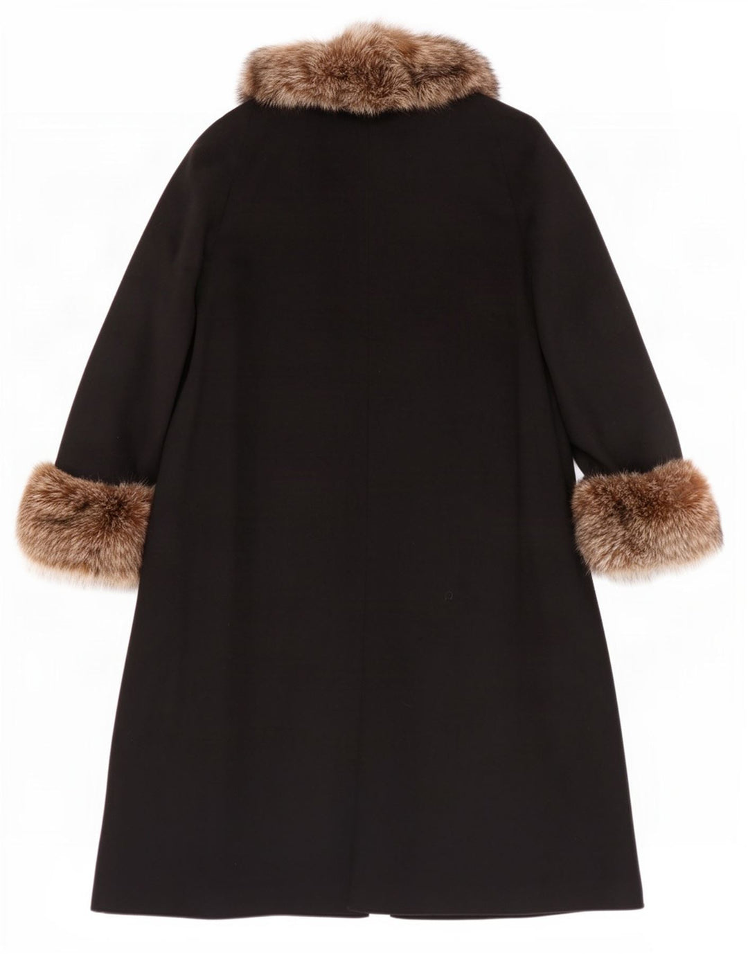 Steinbock Abrigo extragrande para mujer Reino Unido 46 Lana virgen negra grande