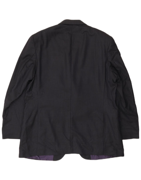 Marks & Spencer Chaqueta tipo blazer de 3 botones para hombre UK 44 2XL Azul marino Lana nueva