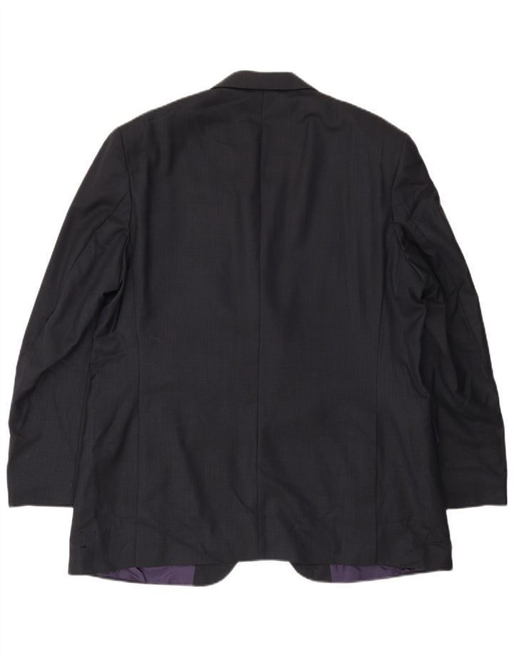 Marks & Spencer Chaqueta tipo blazer de 3 botones para hombre UK 44 2XL Azul marino Lana nueva