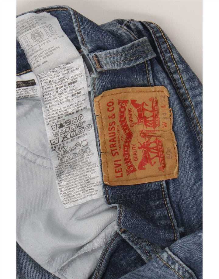 Levi's Vaqueros rectos 506 para hombre W34 L32 Algodón azul