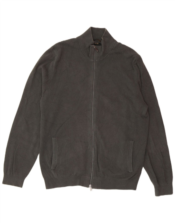 MASSIMO DUTTI Cárdigan Hombre 2XL Algodón Gris