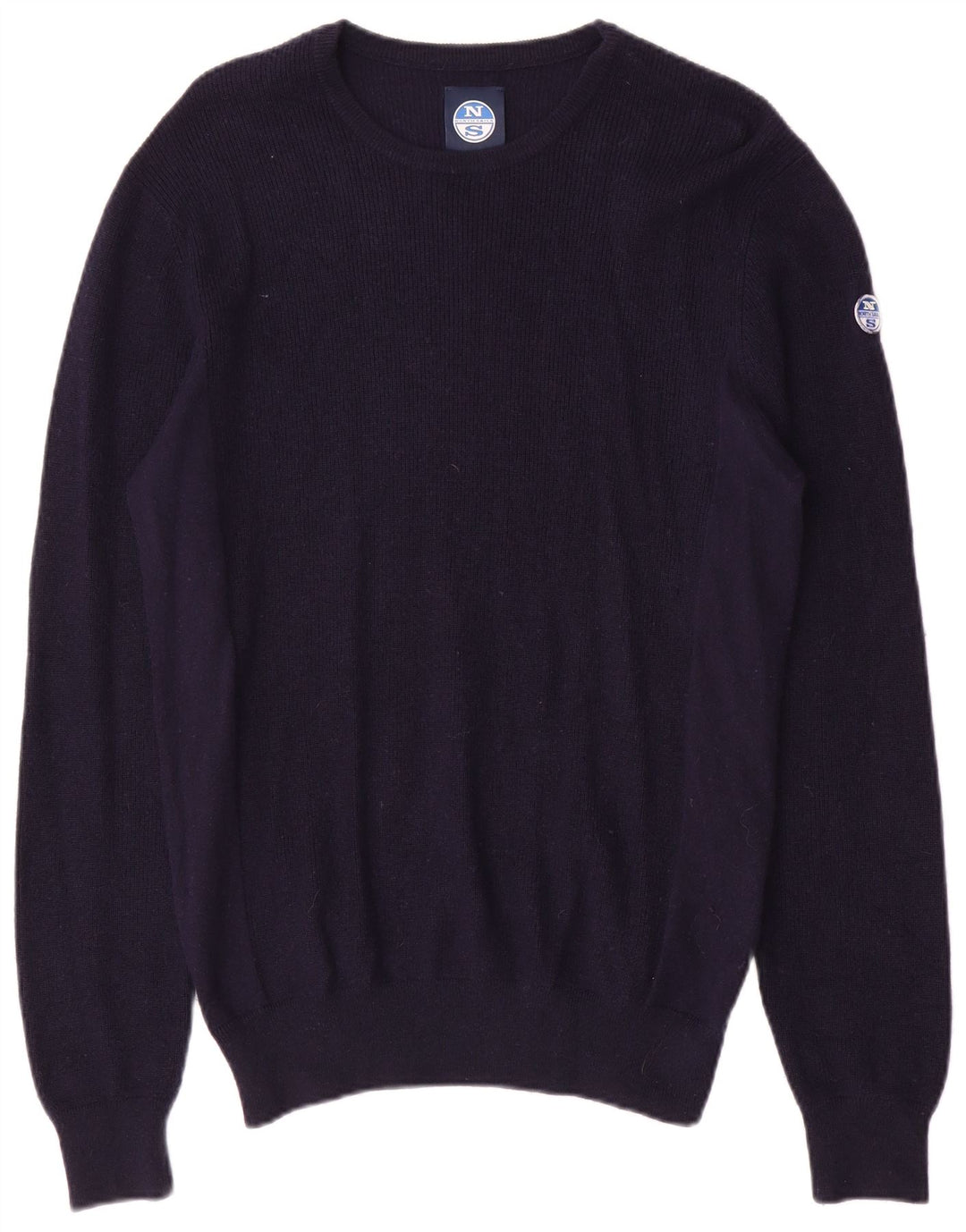 North Sails Jersey De Cuello Redondo Para Hombre De Algodón Azul Marino Medio