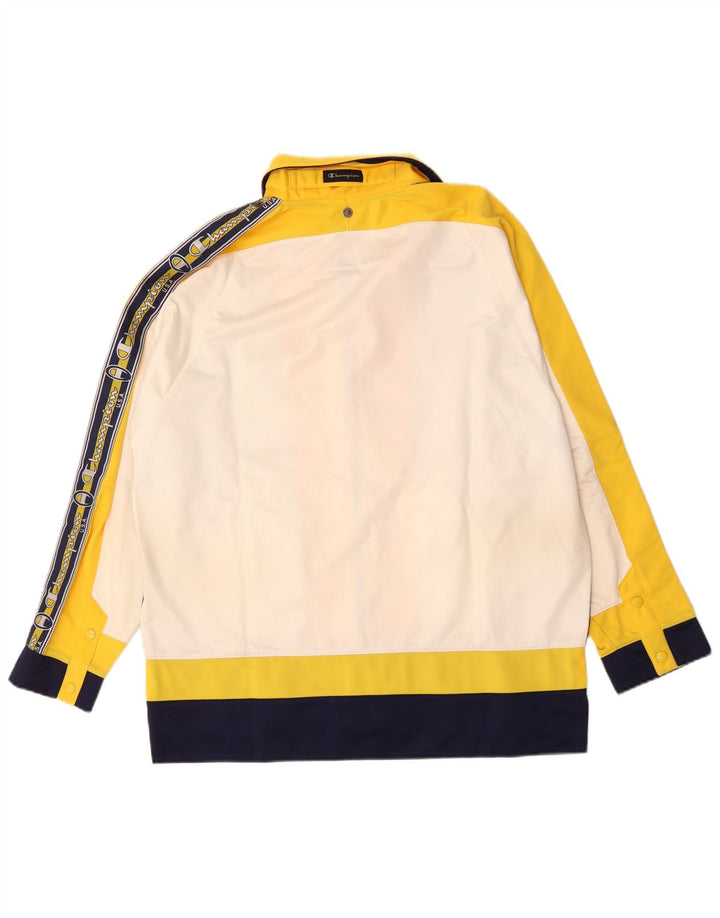 Champion Chaqueta de chándal holgada para hombre, talla pequeña, color azul marino