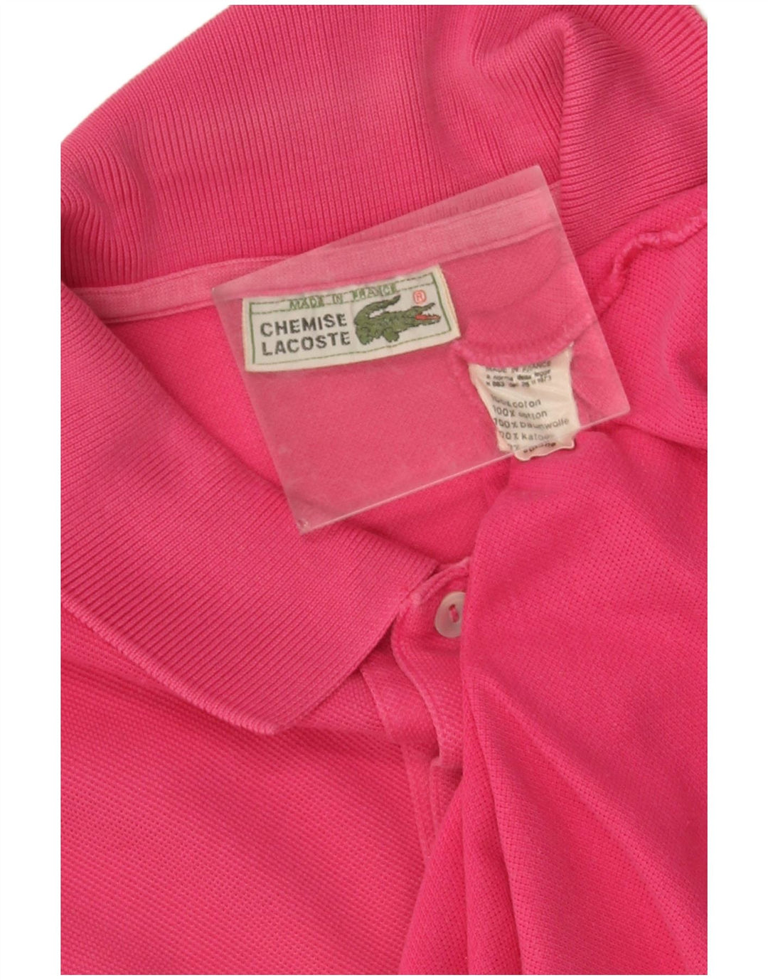 Polo Lacoste Hombre Algodón Rosa Grande