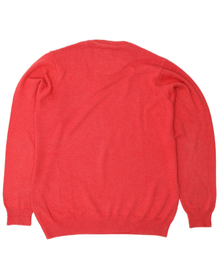Marks & Spencer Suéter tipo jersey con cuello redondo en azul Harbor para hombre Rojo mediano
