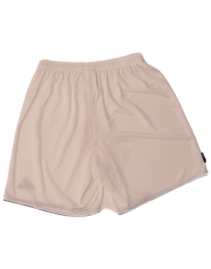 Adidas Mens Climalite Sport Shorts Grande Blanco Poliéster