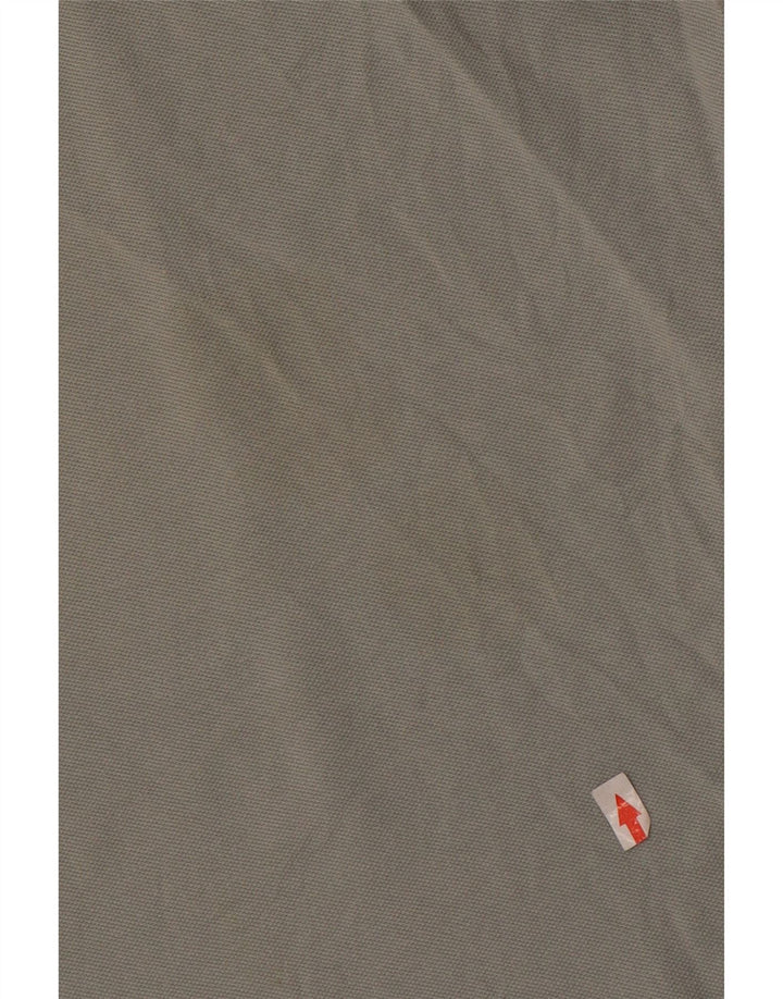 Kappa Polo Hombre Grande Gris Algodón