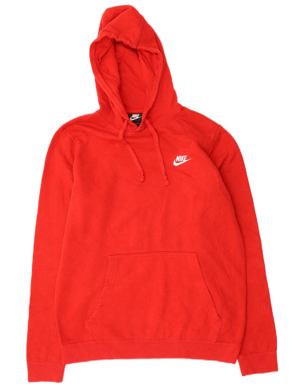 Nike Hombre Sudadera con capucha Jumper Medium Rojo Poliéster