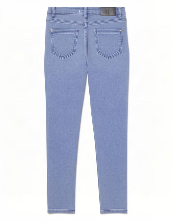 Lipsy Vaqueros pitillo desgastados para niña 10-11 años W24 L24 Algodón azul
