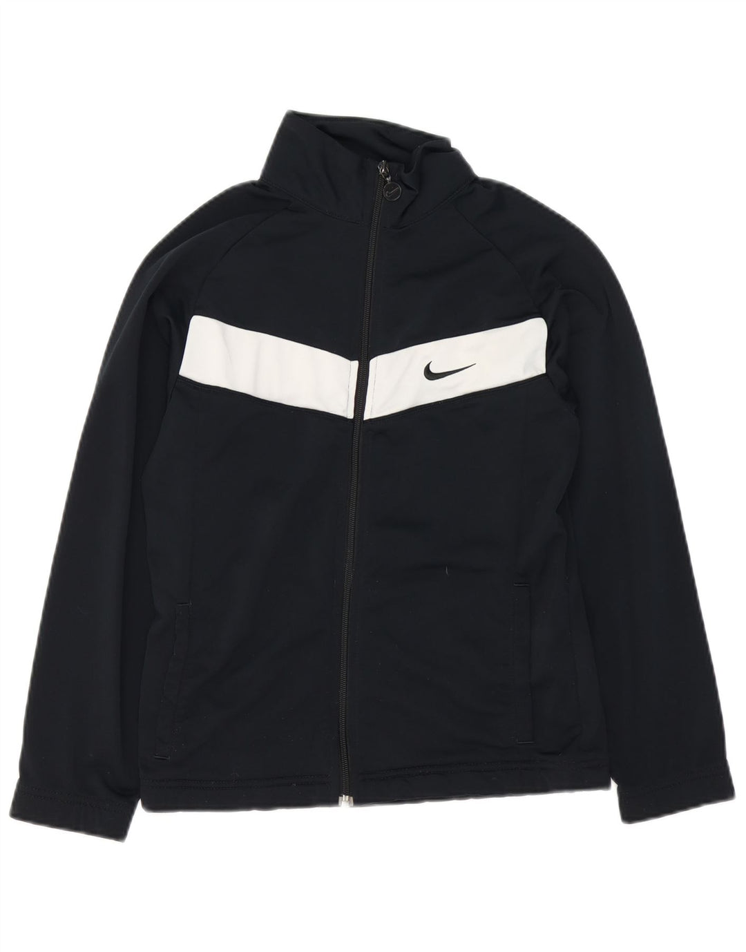 Nike - Chaqueta de chándal para niño (12-13 años), color negro, talla grande