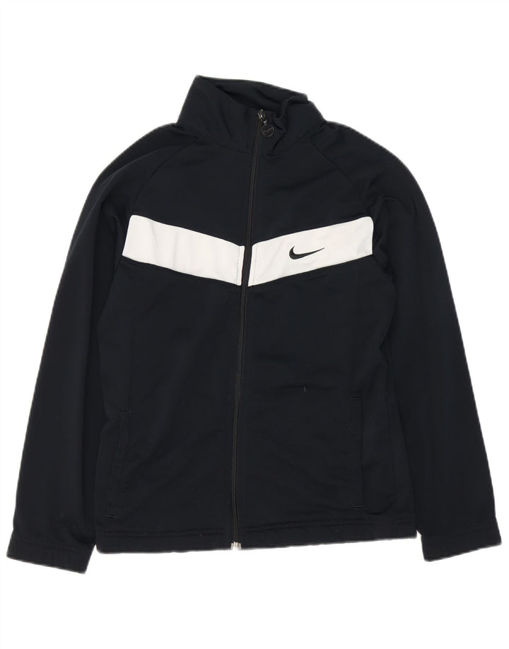 Nike - Chaqueta de chándal para niño (12-13 años), color negro, talla grande