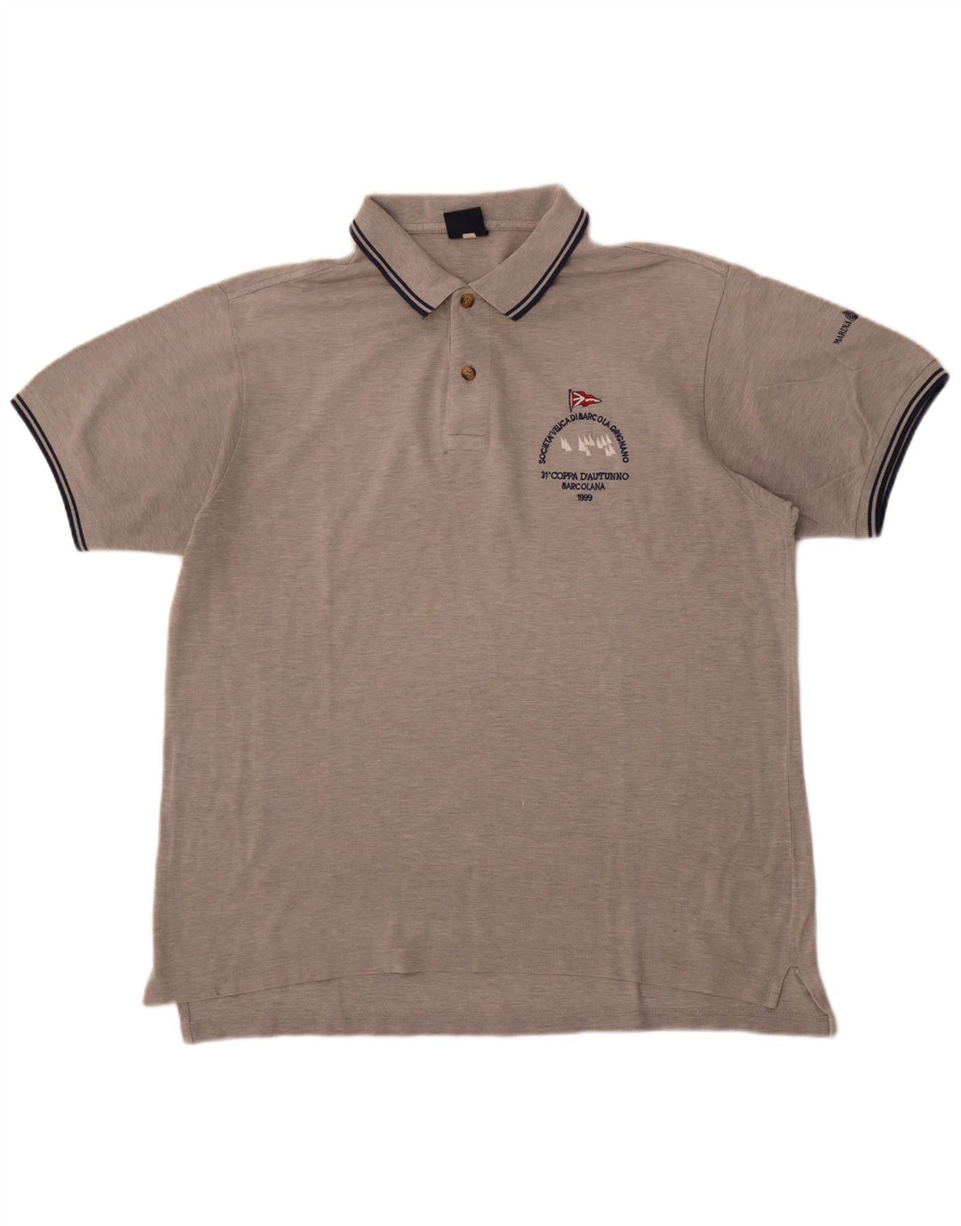 Marina Yachting Polo Hombre Grande Gris