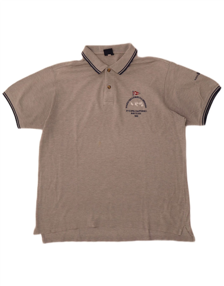 Marina Yachting Polo Hombre Grande Gris