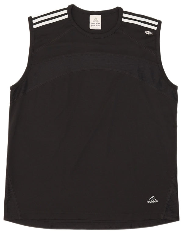 Adidas Hombre Climacool Chaleco Top XL Negro Poliéster