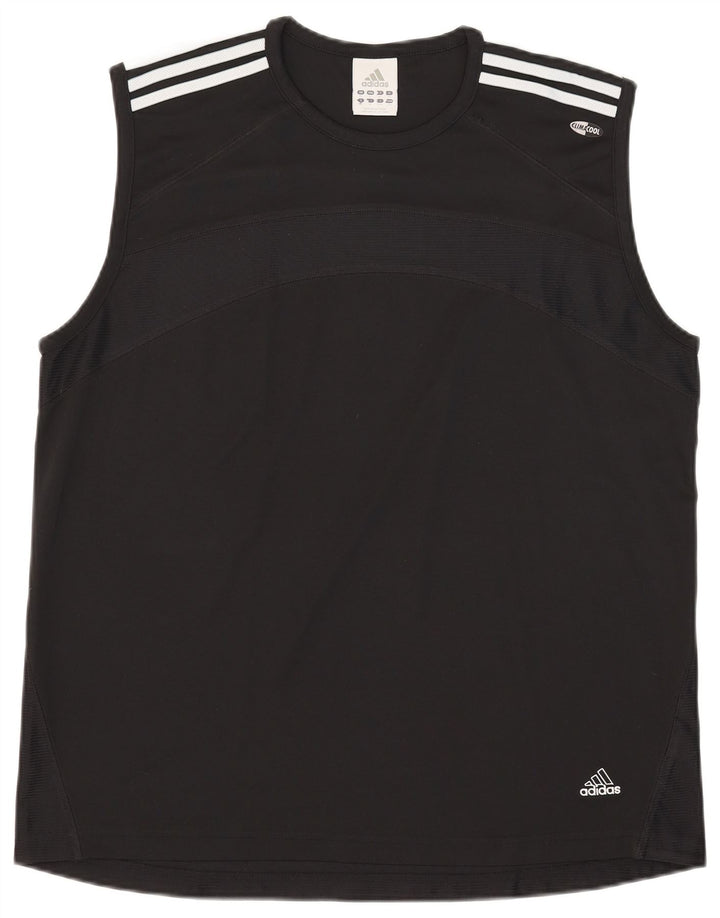 Adidas Hombre Climacool Chaleco Top XL Negro Poliéster