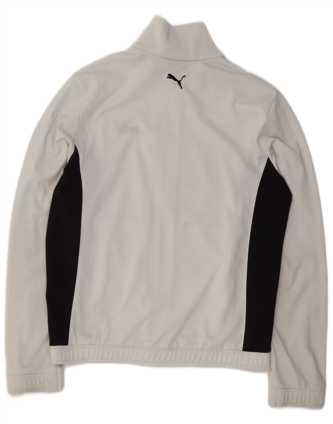 Puma Chaqueta De Chándal Superior Para Hombre Poliéster Color Block Blanco Mediano