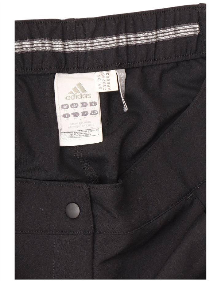 Adidas Pantalones cortos Climalite para mujer UK 10 Small W30 Poliéster negro