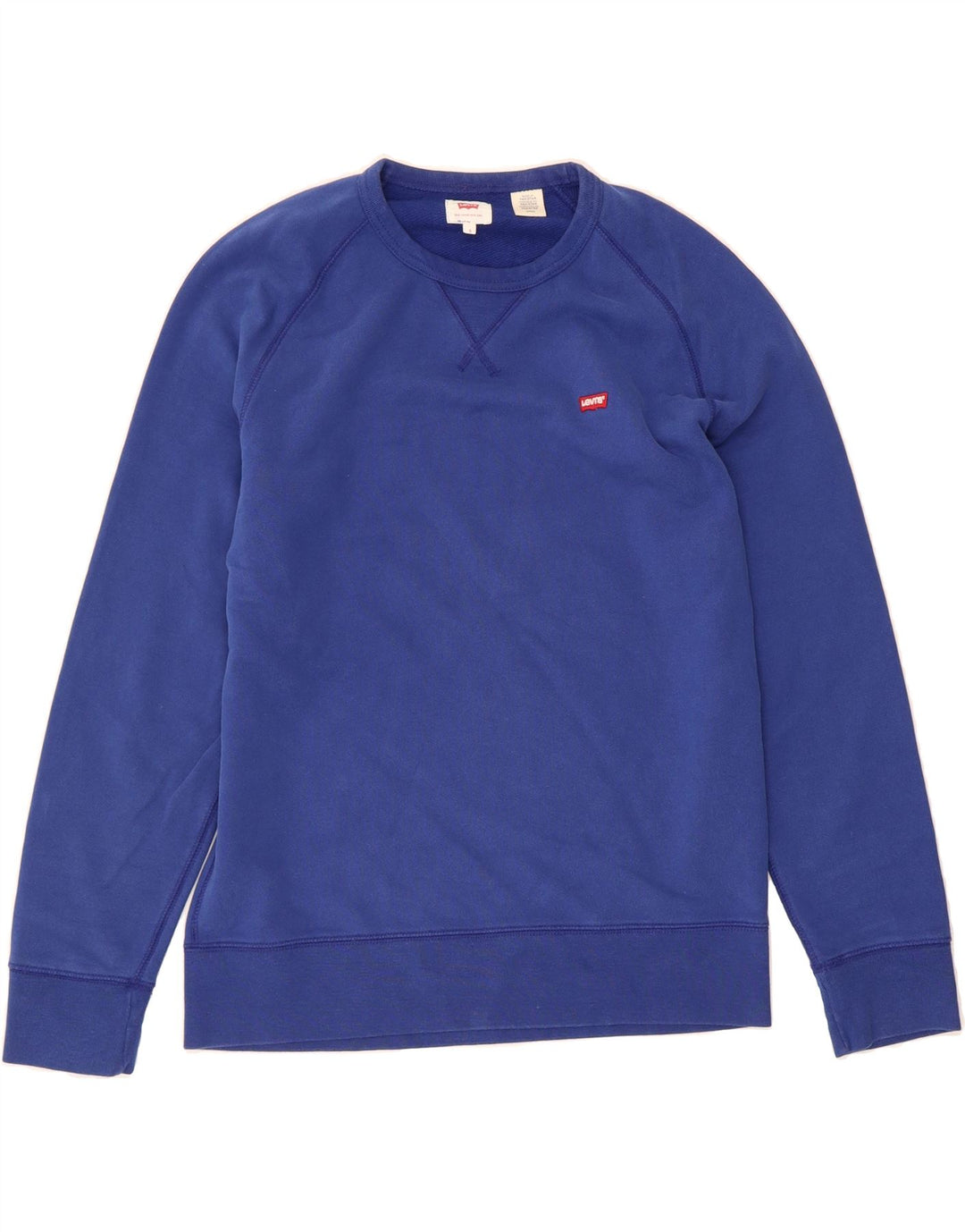 LEVI'S Mens Sweatshirt Jumper Small Blue Vintage Levi's and Second-Hand Levi's from Messina Hembry 