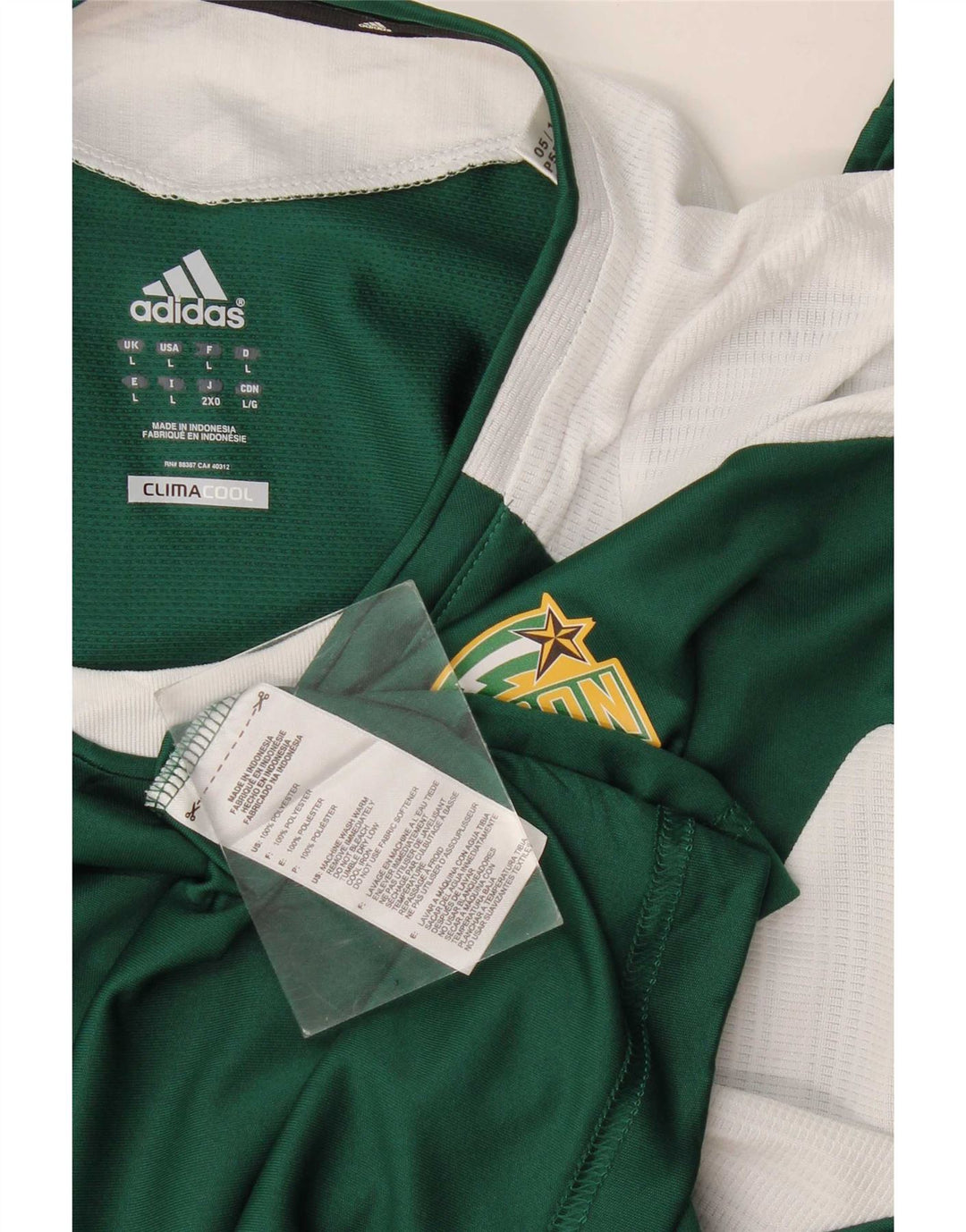 Adidas Hombre Mason Camiseta Top Grande Verde Colorblock Poliéster