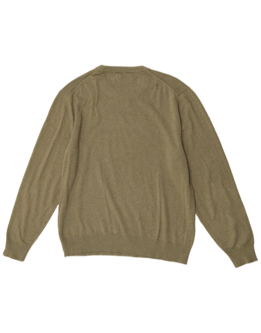 Asociación de Polo de EE. UU. Jersey De Cuello Redondo Hombre Poliéster Verde Medio