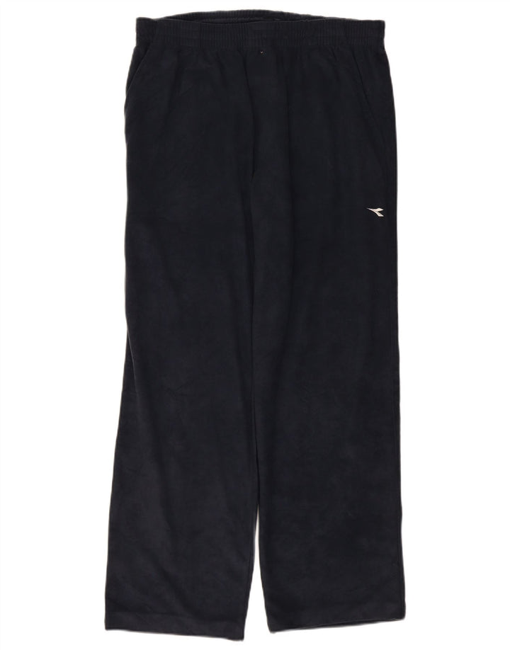 DIADORA Pantalón de chándal de terciopelo para hombre UK 40 Medium Azul marino Poliéster