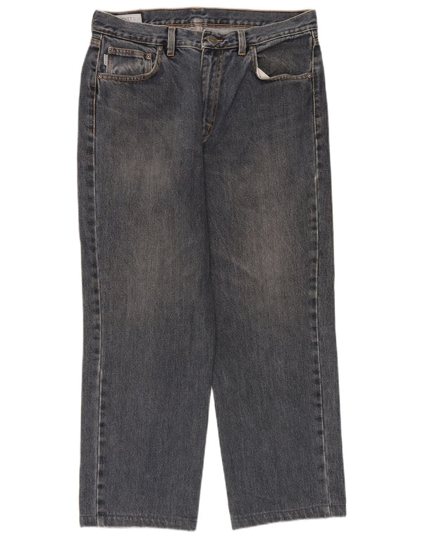 Vaqueros recortados para hombre Belfe W33 L26 Algodón azul
