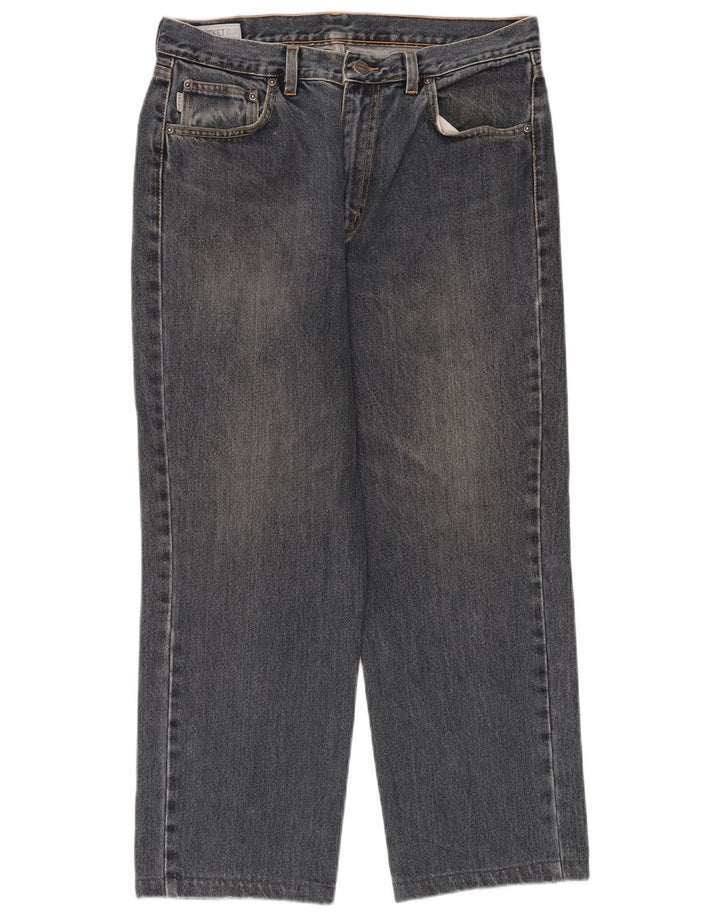 Vaqueros recortados para hombre Belfe W33 L26 Algodón azul
