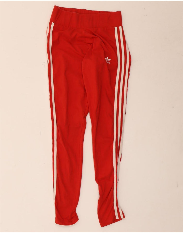 Adidas Leggings para mujer UK 10 Small Red Elastane
