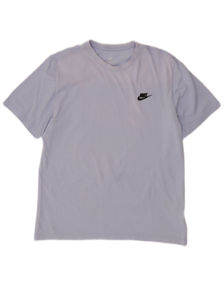 Camiseta NIKE Hombre Top Azul Medio Algodón