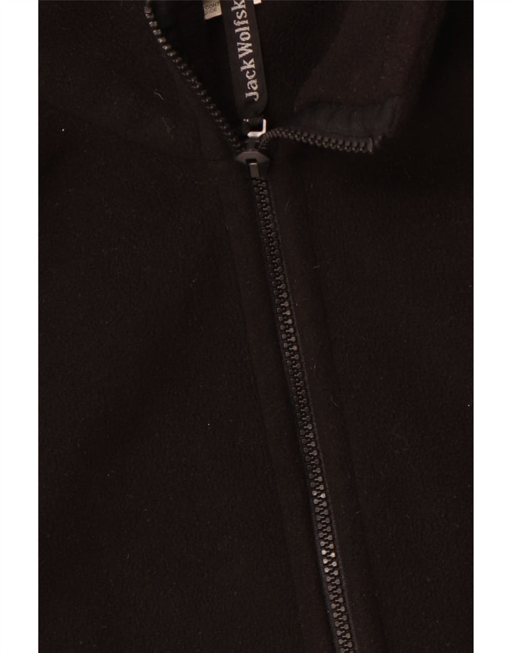 Jack Wolfskin Chaqueta polar para hombre UK 46/48 2XL Negro Poliéster