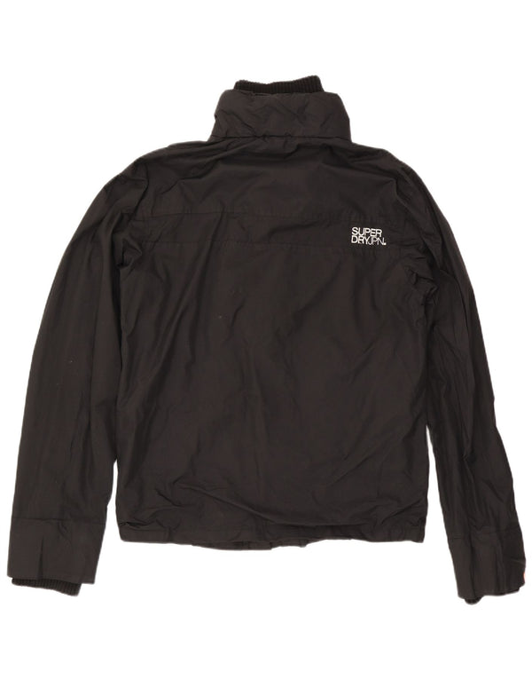 Superdry Chaqueta cortavientos para hombre UK 42 XL Nylon negro