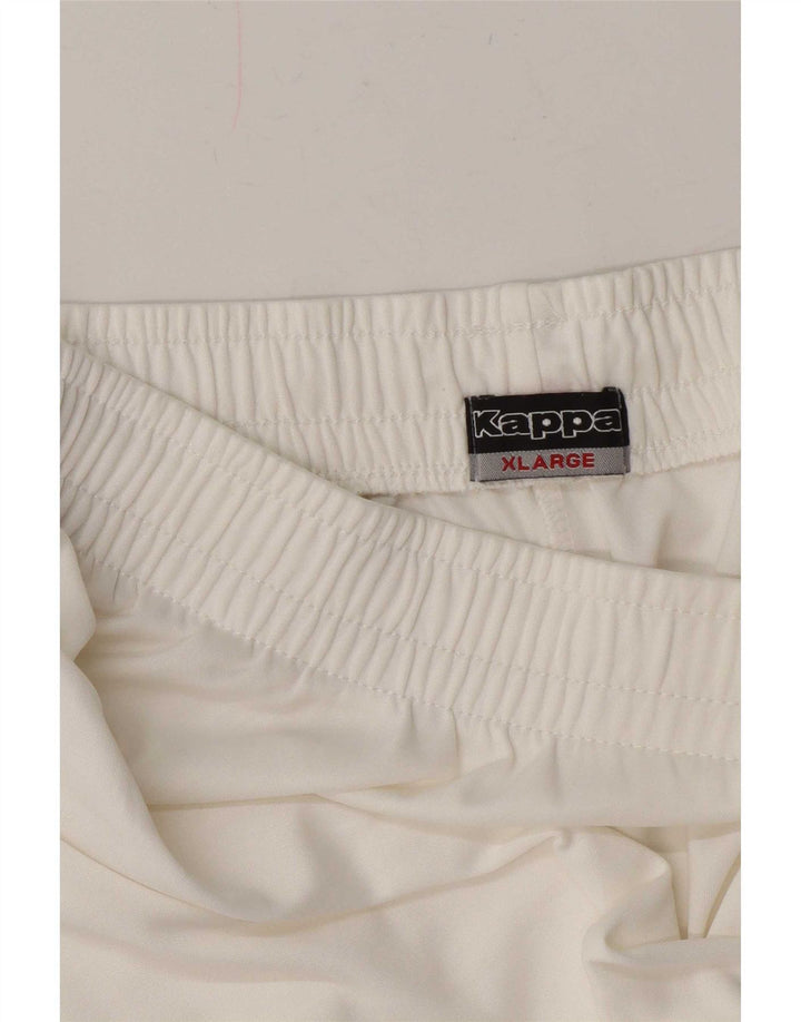 Kappa Pantalones Cortos Deportivos Hombre XL Blanco