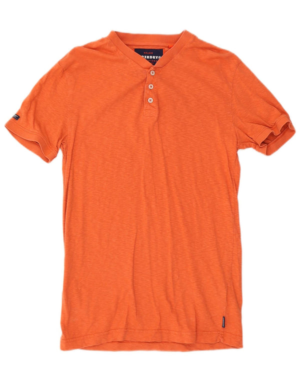 Superdry Camiseta para hombre Top Medium Orange Cotton