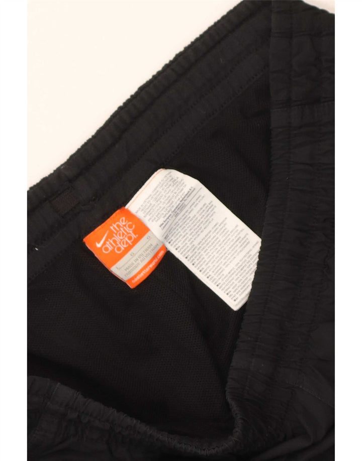 Nike - Pantalón de chándal para hombre, talla grande, poliéster negro
