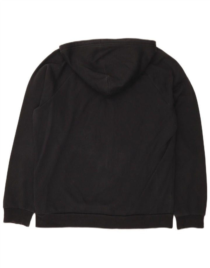 Under Armour Cold Gear Zip Sudadera con capucha para hombre, talla mediana, algodón negro