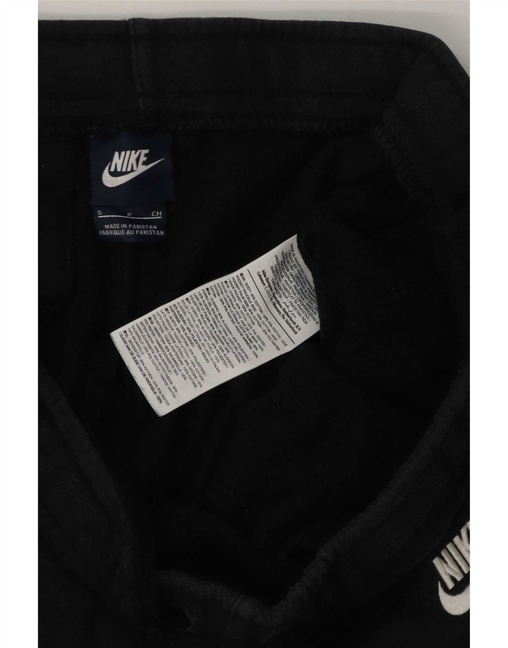 Nike - Pantalón de chándal para hombre, talla pequeña, algodón negro