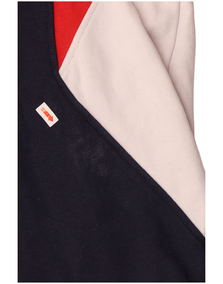 TOMMY HILFIGER Sudadera gráfica para hombre Jumper Medium Azul marino Colorblock