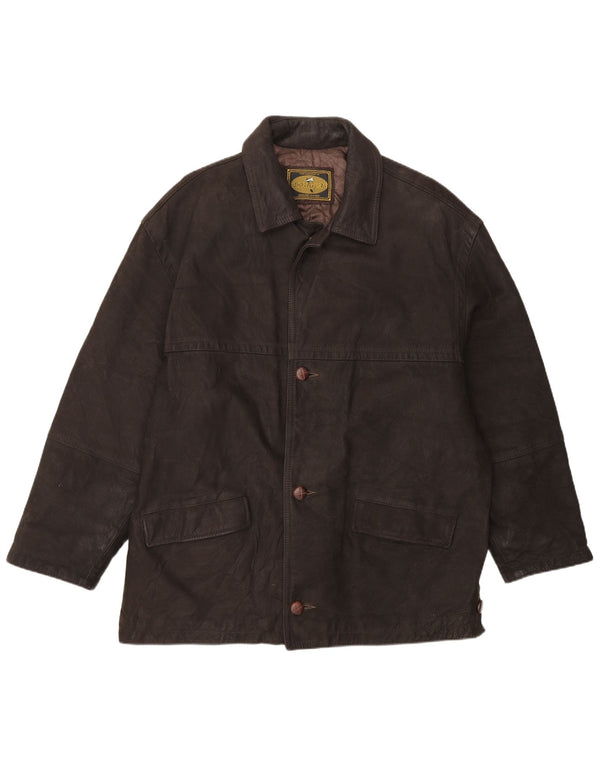 Douglas Chaqueta de cuero para hombre UK 42 XL Marrón