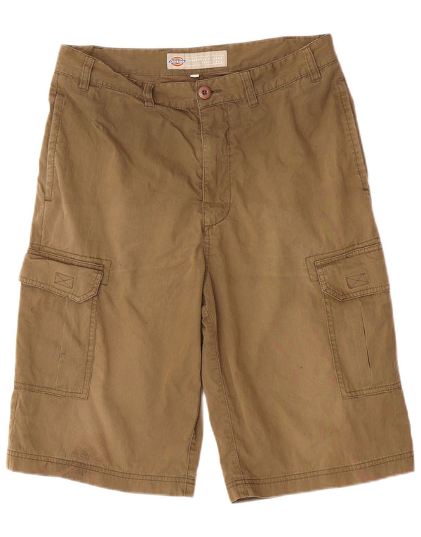 Dickies Mens Cargo Shorts Medium W33 Algodón Caqui