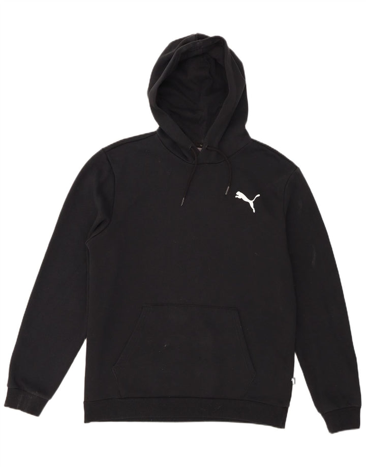 Puma Hombre Sudadera Con Capucha Jumper Medium Negro Algodón