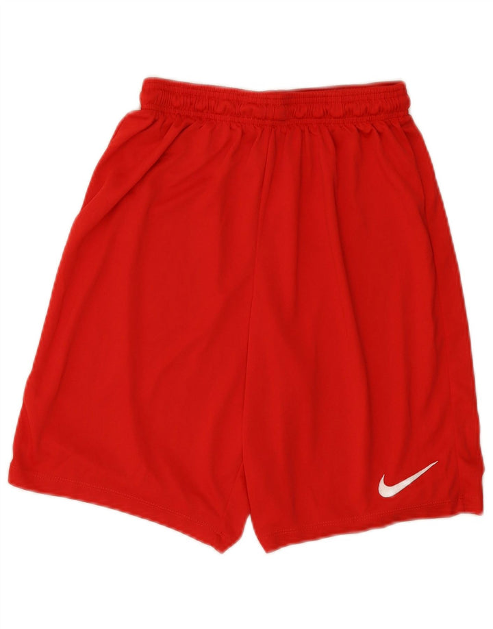 Pantalones cortos deportivos Nike Dri Fit para hombre Poliéster rojo mediano