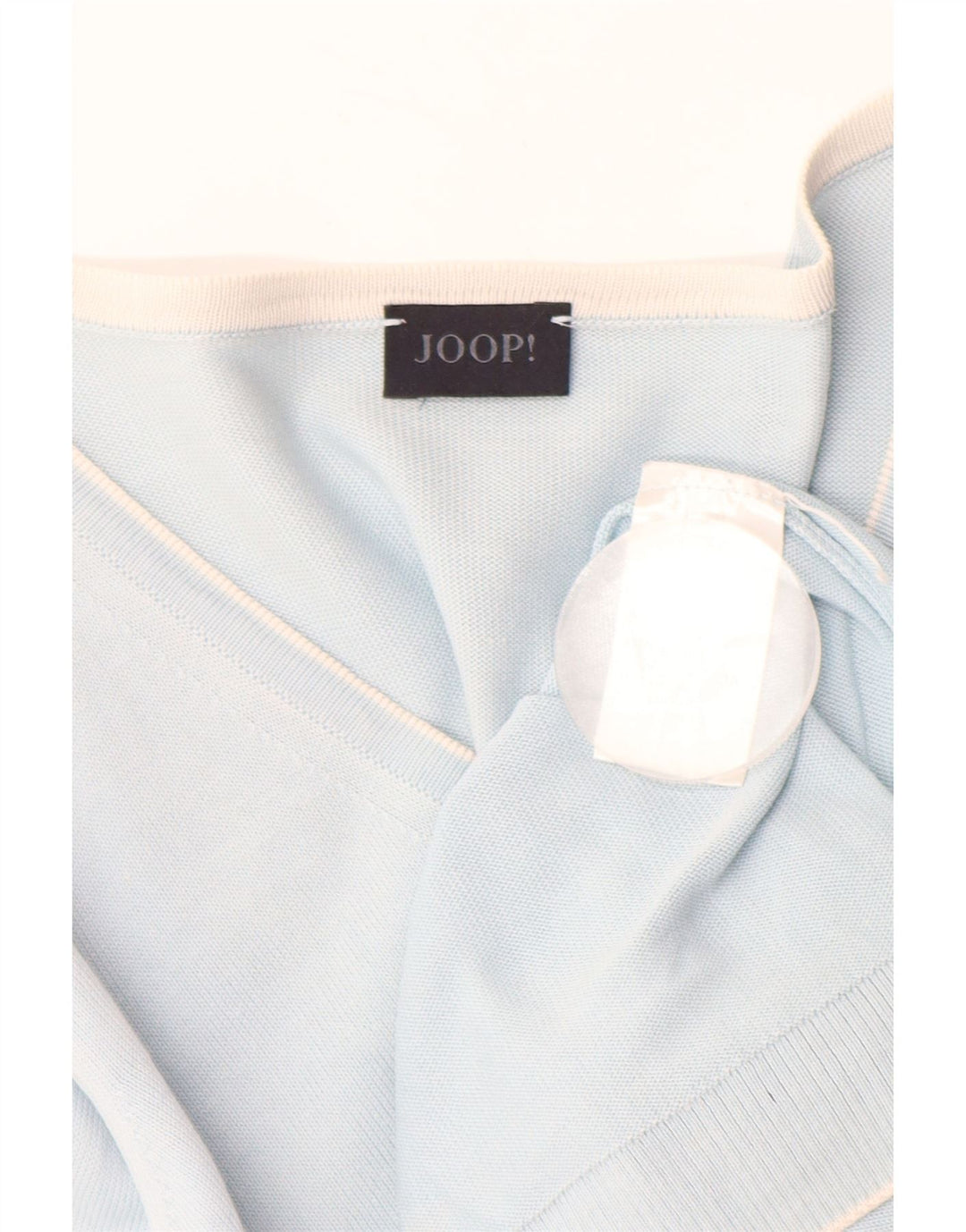 JOOP Jersey con Cuello en V para Mujer EU 38 Azul Medio Algodón