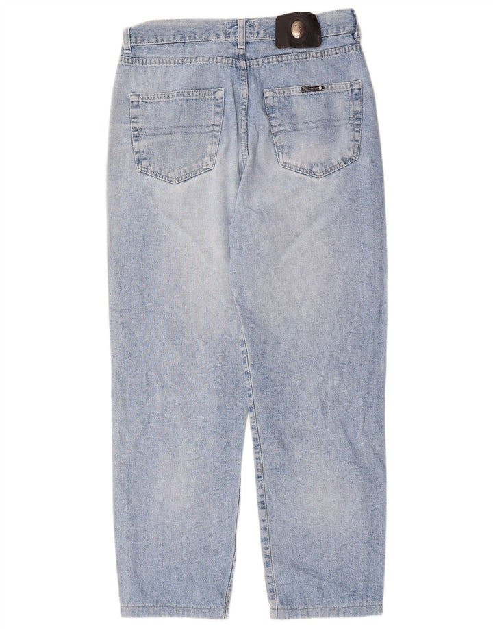 TRUSSARDI Vaqueros cónicos para hombre W33 L28 Azul