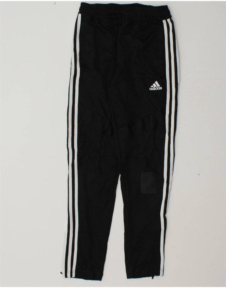 ADIDAS Boys Climacool Tracksuit Trousers 11-12 Years  Black Polyester Vintage Adidas and Second-Hand Adidas from Messina Hembry 