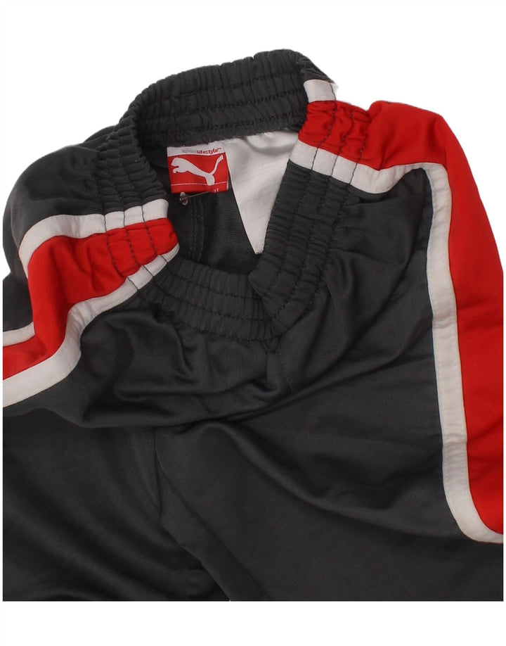 Puma Pantalones de chándal para niño 2-3 años Gris Colorblock Poliéster