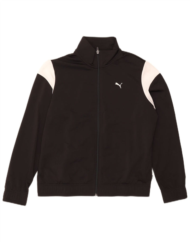 PUMA Chaqueta de chándal para mujer UK 40 Mediana Negro Colorblock Poliéster