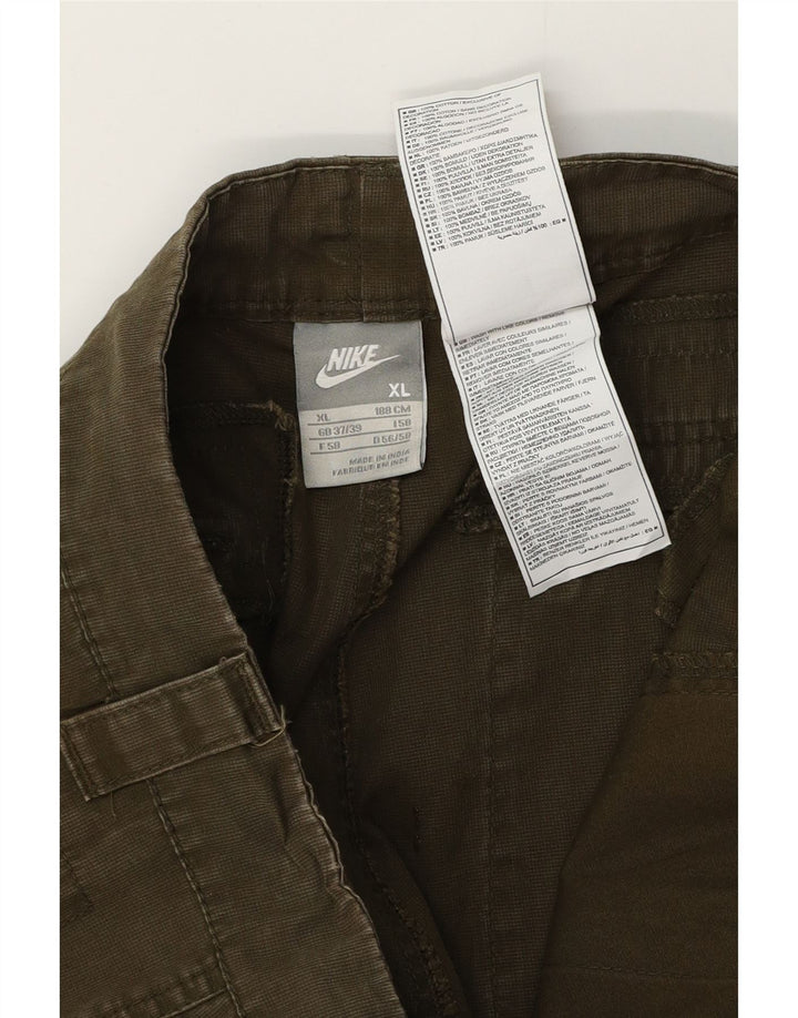 Nike Shorts Cargo Hombre XL W38 Algodón Caqui