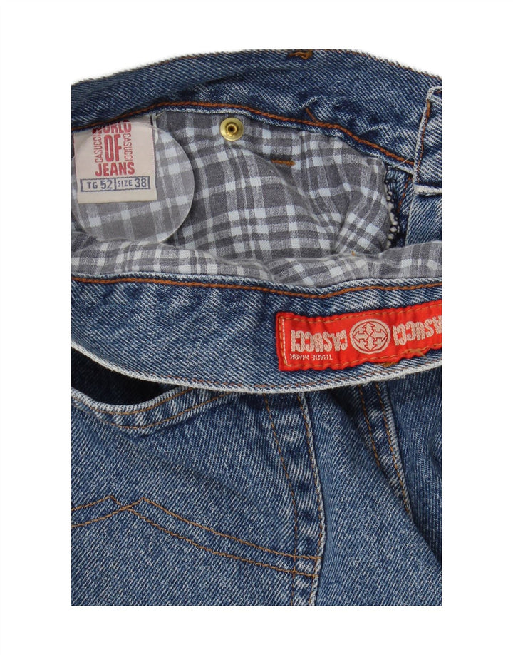 Vaqueros rectos para hombre Casucci W32 L25 Poliéster azul